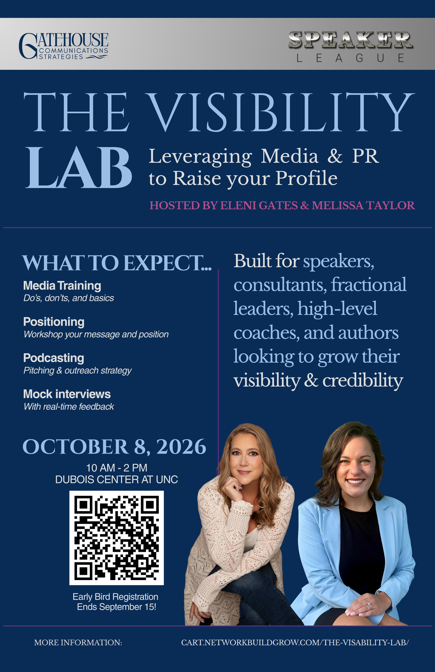 The Visibility Lab event flyer